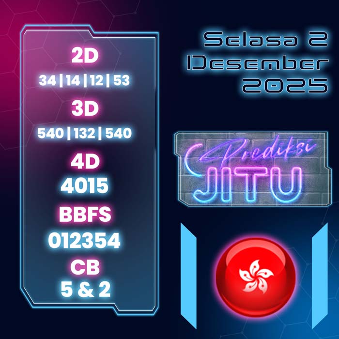 PREDIKSI HK JITU 4D HARI INI