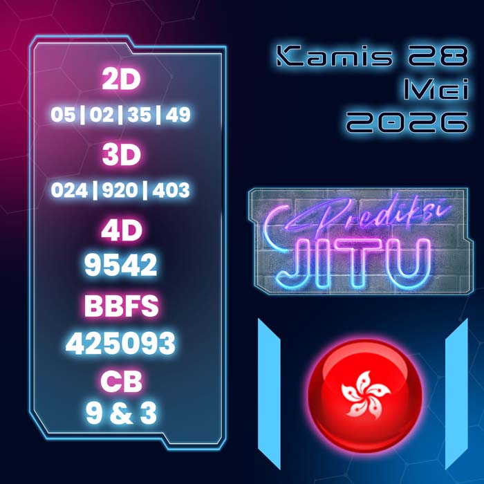 PREDIKSI HK JITU 4D HARI INI