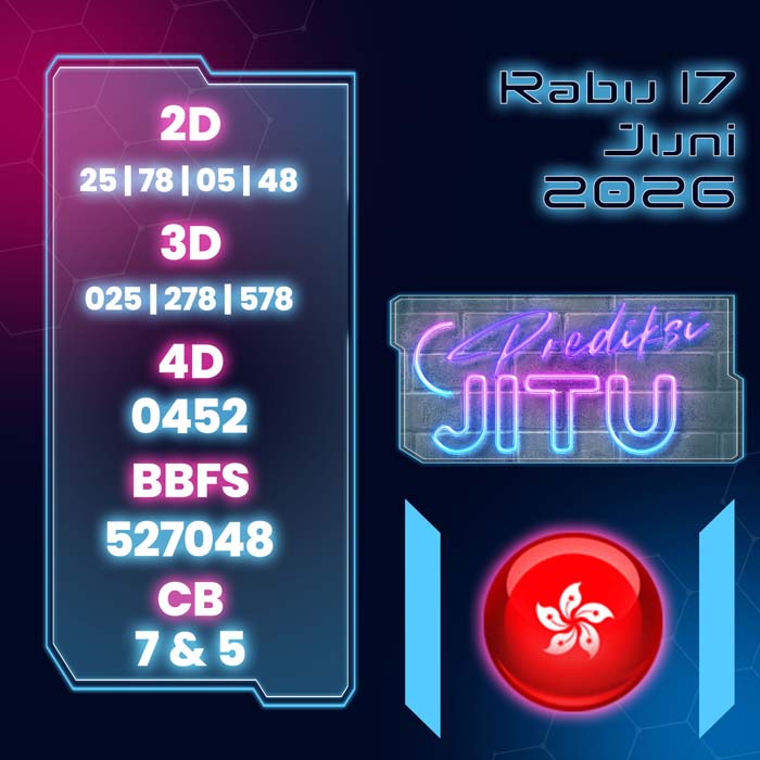 PREDIKSI HK JITU 4D HARI INI